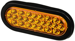 Picture of Buyers SL65AO 6-1/2" Oval Amber LED Strobe Light