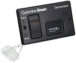 Picture of Cummins 300-4937 Onan Deluxe Remote Start Panel with Hour Meter