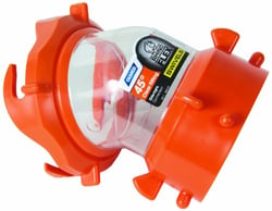 Picture of Camco 39847 RhinoFLEX 45-Degree Swivel Sewer Hose Fitting Clear