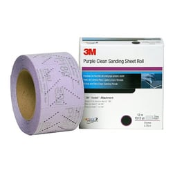 Picture of 3M 30700 Hookit Purple Clean Sanding Sheet Roll 334U P800 Grit 70mm x 12m