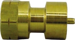 Picture of Marshall Excelsior ME487P Propane Cylinder Adapter 1-20 Female x Female POL