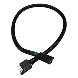 Picture of RV Pigtails 30050 4-Way Flat to 6-Way Square Trailer Wiring Adapter 30 Inch