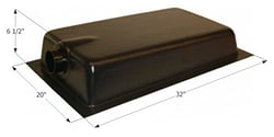 Picture of Icon Technologies 01606 HT620ED RV Waste Holding Tank 10 Gallon Center End Drain