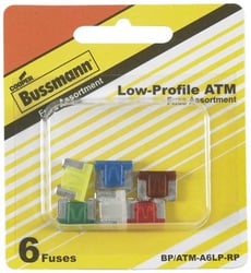 Picture of Bussmann BP/ATM-A6LP-RP ATM Low Profile Mini Fuse Assortment 6-Piece Kit