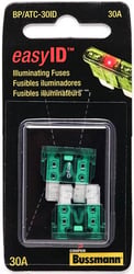 Picture of Bussmann BP/ATC30ID 30 Amp ATC Easy ID Illuminating Blade Fuse 2-Pack