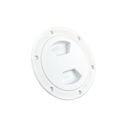 Picture of JR Race Car 31025 White 5" RV Access Deck Plate