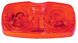 Picture of Peterson Fluid V138-15R Replacement Lens for Rectangular Clearance Marker Light - Red
