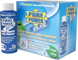 Picture of Valterra V23017 Pure Power Blue Waste Digester & Odor Eliminator 4 oz Bottles 6-Pack
