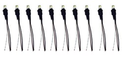 Picture of Blue Ox BX88270 Clear LED Replacement Bulbs for Tail Light Wiring Kit (10-Pack)