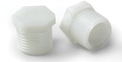 Picture of Camco 11632 RV Water Heater Drain Plug 1/2-14 NPT Plastic (Box of 50)