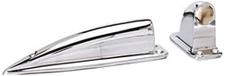 Picture of AP 0055500L Curved Lighted Assist Handle with Chrome Brackets