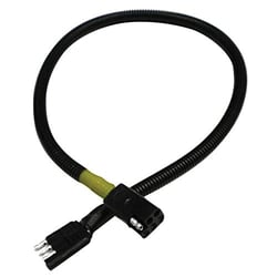 Picture of RV Pigtails 30041 4-Way Flat to 6-Way Square Trailer Wiring Adapter 38 Inch