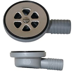 Picture of Scandvik 10307P Cockpit or Shower Drain 2-1/16" Hole 1" Hose Barb