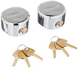 Picture of Trimax THP2XL Keyed Alike Hockey Puck Trailer Door Lock Set (2-Pack)