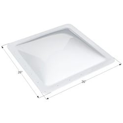 Picture of Icon 01857 RV Skylight SL2222 White 22x22 Replacement Dome