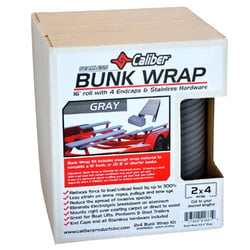 Picture of Caliber Products 23050 Bunk Wrap Kit Grey 16ft x 2in x 4in with End Caps