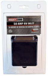 Picture of Valterra A1050INBKVP 50 Amp RV Power Inlet with Threaded Ring