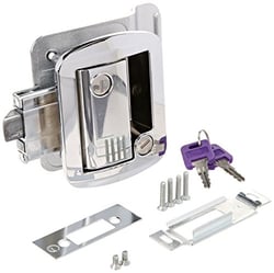 Picture of AP 013572 Global Travel Trailer Entrance Door Lock Set Chrome