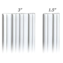 Picture of Caliber Products 23031 Marine Trailer Bunk Slides 1-1/2" x 15" White 10-Pack