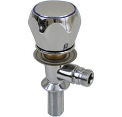 Picture of Scandvik 10091P Chrome Plated Brass Cold Water Shower Tap with Bulkhead Mount