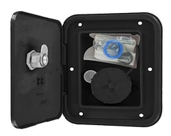 Picture of Valterra A01-2002BKVP Universal Gravity Inlet Hatch Black RV Water Fill