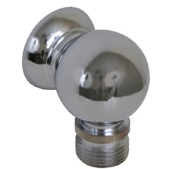 Picture of Scandvik 10003P Chrome Plated Brass Bulkhead Elbow 3/8" BSP-M Shower Hose Connection