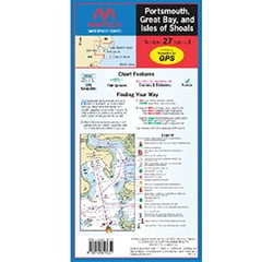 Picture of Maptech WPC027-03 Waterproof Chart 27 Portsmouth to Great Bay Islands & Shoals