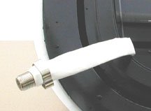 Picture of RV Designer T265 Flat Coaxial Cable 8 Inch White