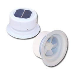 Picture of Ultra-Fab 53-945001 Mini Solar Plumbing Vent RV Black Tank White