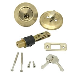 Picture of AP 013222 Single Dead Bolt Lock Set - Polar Black
