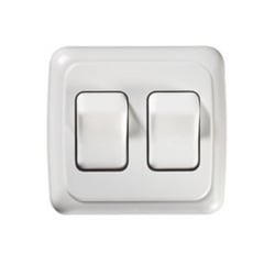 Picture of RV Designer S533 Double Contoured Wall Switch