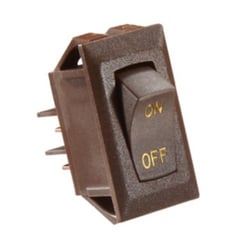 Picture of RV Designer S273 Brown 10 Amp SPST Rocker Switch