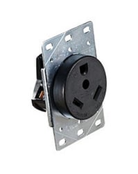 Picture of RV Designer S971 30 Amp 125V Flush Mount RV Receptacle NEMA TT-30R