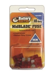 Picture of WirthCo 24353 Mid Blade Fuse 3 Amp ATO/ATC Automotive Marine