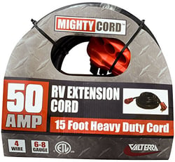 Picture of Valterra A105015EH Mighty Cord 50 Amp RV Extension Cord 15 Foot