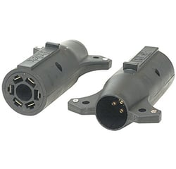 Picture of Pollak 12-719EP 7-Way to 6-Way Trailer Wiring Adapter