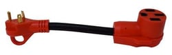 Picture of Valterra A103050F 30 Amp to 50 Amp RV Power Dogbone Adapter 12 Inch