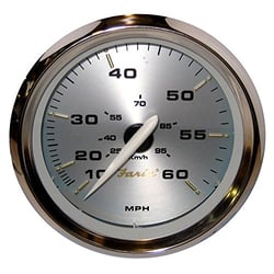 Picture of Faria Instruments 39009 Kronos 4-Inch Marine Speedometer 60 MPH Mechanical Pitot