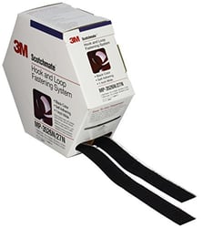 Picture of 3M 06481 Scotchmate Hook and Loop Fastener Black 1 Inch x 4.9 Yards