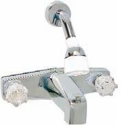 Picture of Valterra PF214348 8-Inch Chrome 2-Valve Diverter RV Shower Faucet