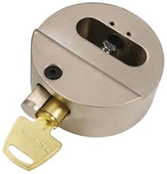 Picture of Trimax THPXL Hockey Puck Universal Trailer Door Lock with Internal Shackle