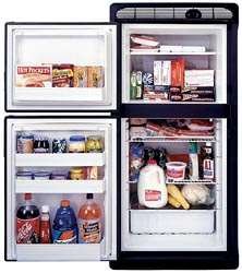 Picture of Norcold 623867 Black Acrylic Door Panel Set for DE0061 Refrigerator/Freezer