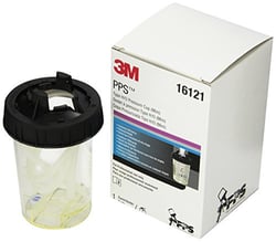 Picture of 3M 16121 6 oz. Pressure Cup with Pressure Hose Port for Spray Guns