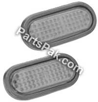 Picture of Wesbar 401584 LED 6" Oval Stop/Tail/Turn Trailer Light Horizontal Grommet Mount