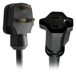 Picture of Voltec Industries 16-00553 RV Power Adapter 30 Amp Male to 15 Amp Female 12 Inch