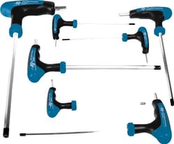 Picture of Performance Tool W1712 T-Handle Hex Key Set - 7-Piece Metric