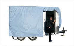 Picture of Adco Products 46001 SFS Aqua-Shed Bumper Pull Horse Trailer Cover 8-10 Feet