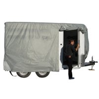 Picture of Adco Products 46002 SFS Aqua-Shed Bumper-Pull Horse Trailer Cover 10'1" to 12'