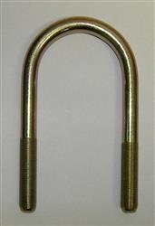 Picture of AP 0141397372 U-Bolt 3/8"-24 x 4.00" Zinc Plated Steel