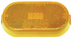 Picture of Peterson Fluid V108-15A Replacement Amber Lens for 106A and 108WA Series Lights
